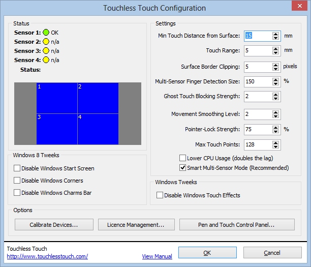 Click to view Touchless Touch 1.7 screenshot